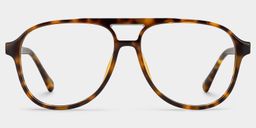 Luna Tortoise Aviator Glasses0