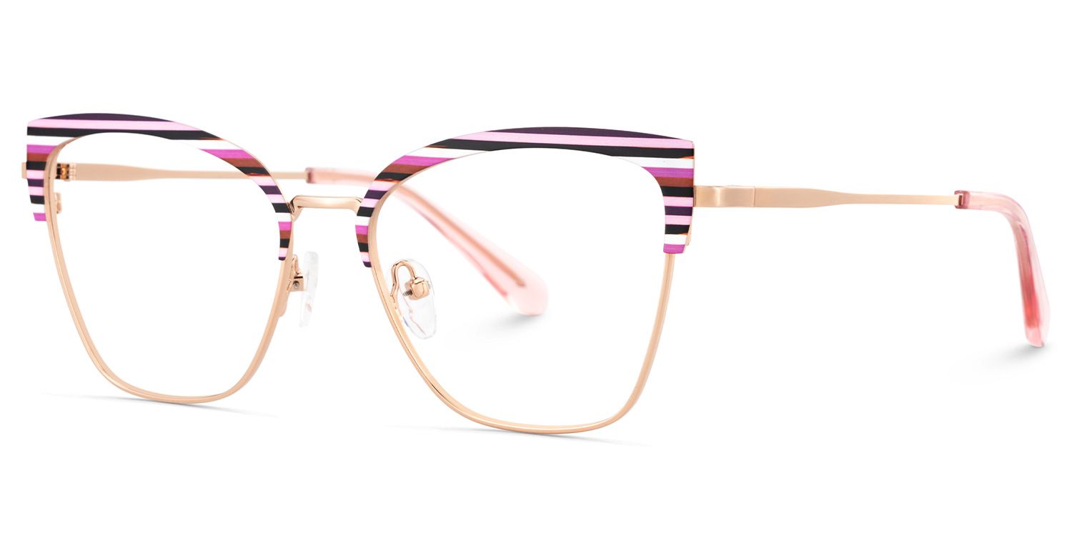 Harley Browline Colorful Color Frame Glasses for Women | Zeelool3