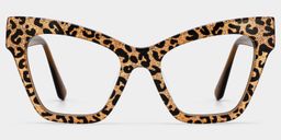 Ansyah Cateye Leopard Glasses0
