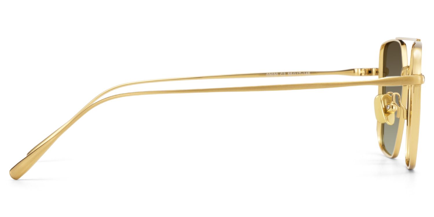 Jensen Gold Aviator Polarized Sunglasses for Driving | ZEELOOL CA3