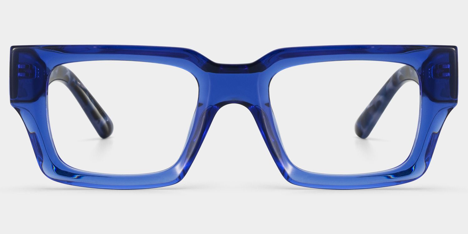 Orson indigo glasses with Rectangle Frame Online | ZEELOOL1