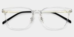 Lily Rectangle Clear Glasses2