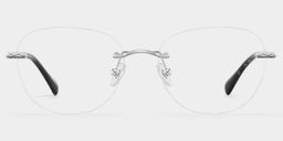 Jennifer Round Silver Glasses0