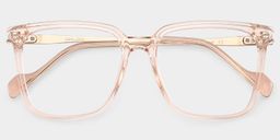 Zeyna Square Beige Glasses2