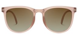 Lindzy Pink Square Sunglasses0