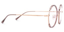 Kiley Round Pink Glasses2