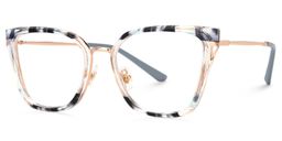 Martins Rectangle Blue Glasses1