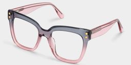 Minguela Square Gray Pink Glasses3