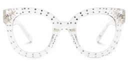 Kahle Cateye Clear Glasses0