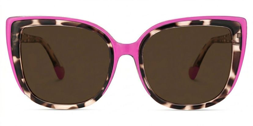 Fenn Pink Tortoise Cat eye Sunglasses