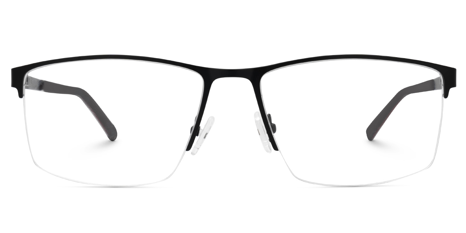 Graniela Rectangle Black Glasses0