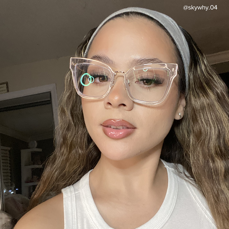 Tashawna Cateye Crystal Glasses | ZEELOOL Canada4