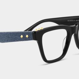 Soren Square Black Glasses5