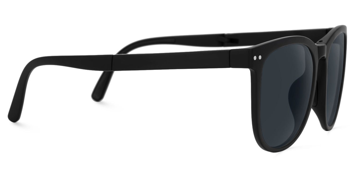 Lindzy TR90 Black Frame Sunglasses with Square Shape | ZEELOOL Canada3