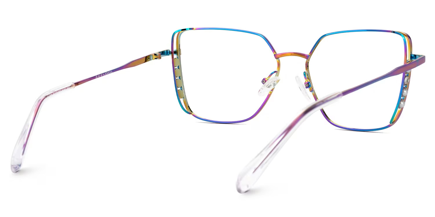 Jamison Square Iridescent Glasses3