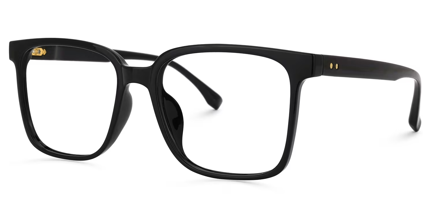 Contreras Square Black Glasses | ZEELOOL Canada1