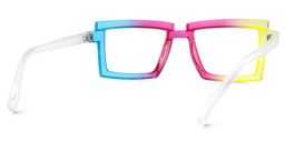Zephyr Rectangle Colorful Glasses4