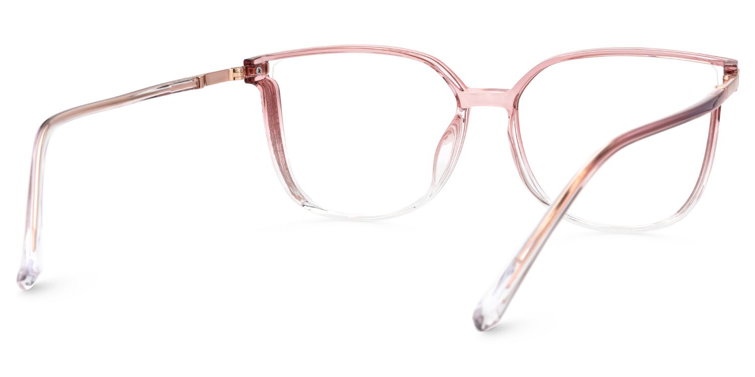 Rodz Square Pink Frame Glasses | ZEELOOL Canada Optcial3