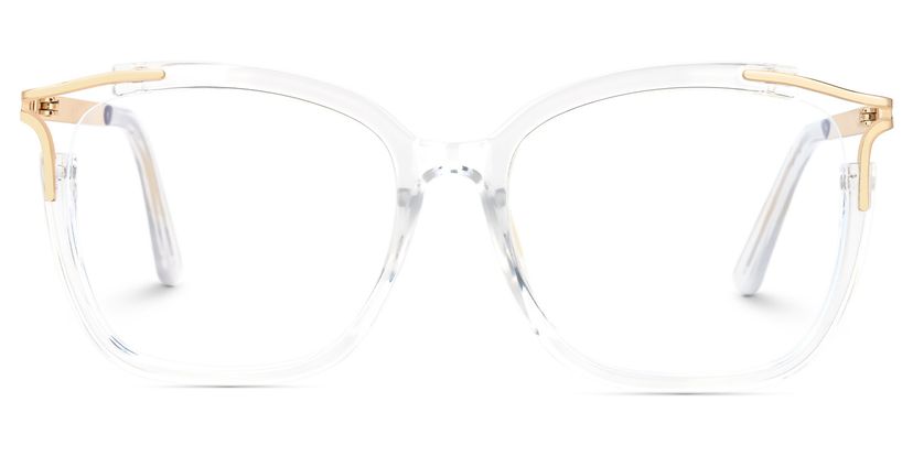 Sidibe Clear Square Glasses