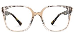 Siner Beige Square Glasses2