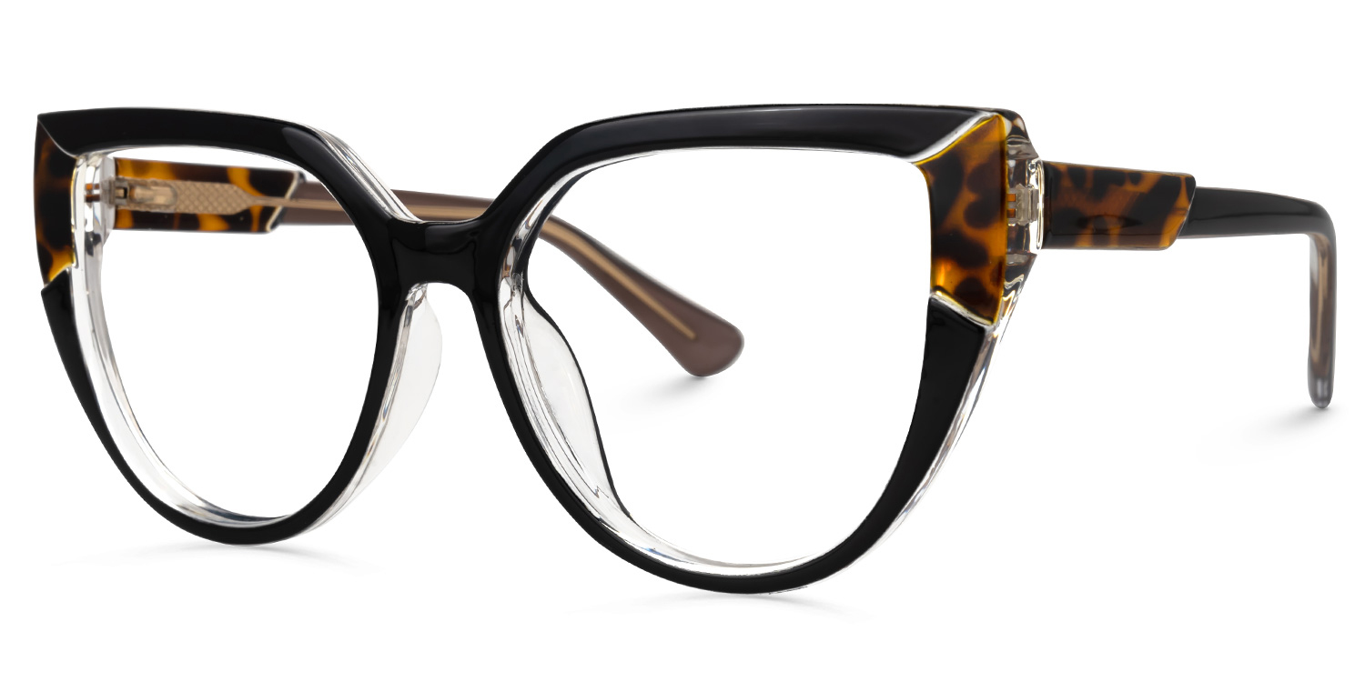 Cateye Damary Black Glasses on sale -Zeelool Glasses1