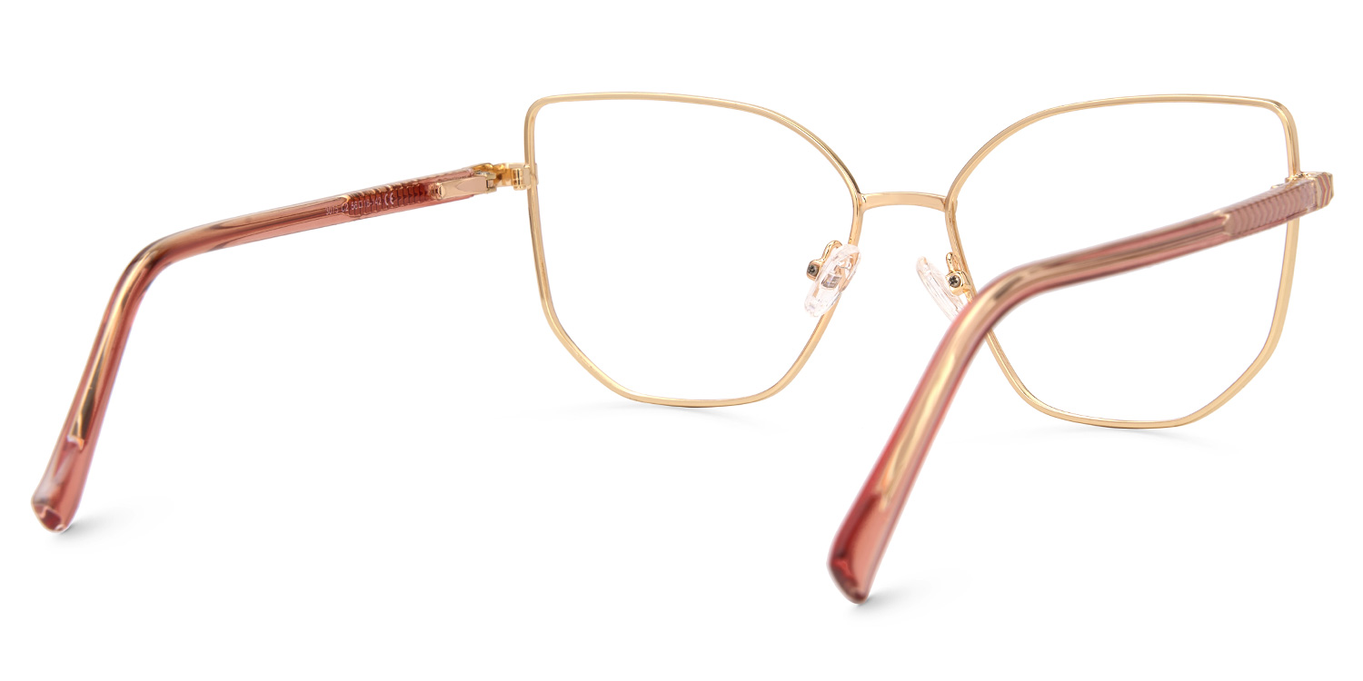 Matte Geometric Sabita Glasses with Full-Frame | ZEELOOL Canada3