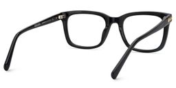 Brochelle Rectangle Black Glasses5