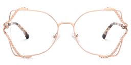 Mcconico Butterfly Rose-Gold Glasses0