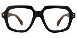 Faubion Geometric Black Glasses2