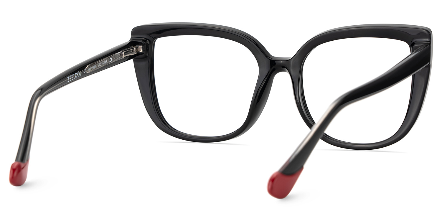 Fenn Cateye Black Glasses4