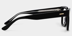 Benjamin Rectangle Black Glasses4