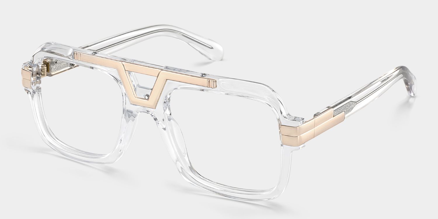 Croswell aviator transparent glasses for men Online | ZEELOOL2
