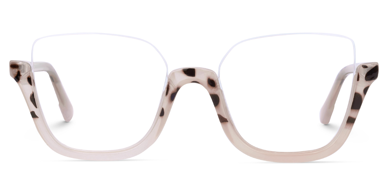 Kellina Square Two-Tone Glasses0