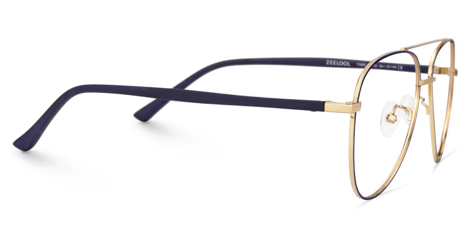 Paige Aviator Black-Gold Glasses | ZEELOOL Canada5