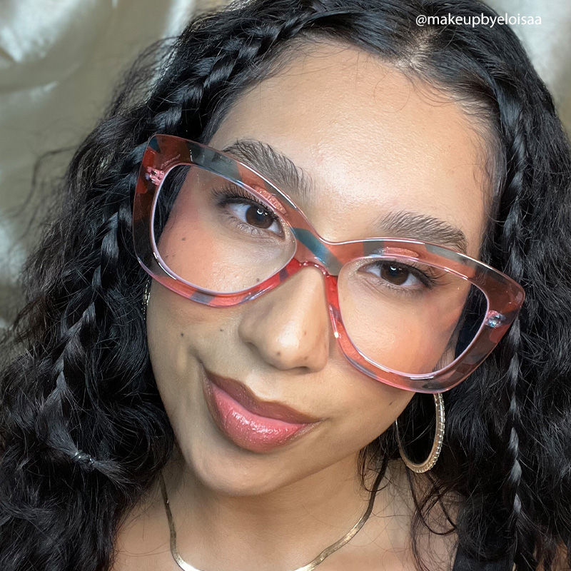 Xanthus Butterfly Blue-Pink Glasses | ZEELOOL Canada4