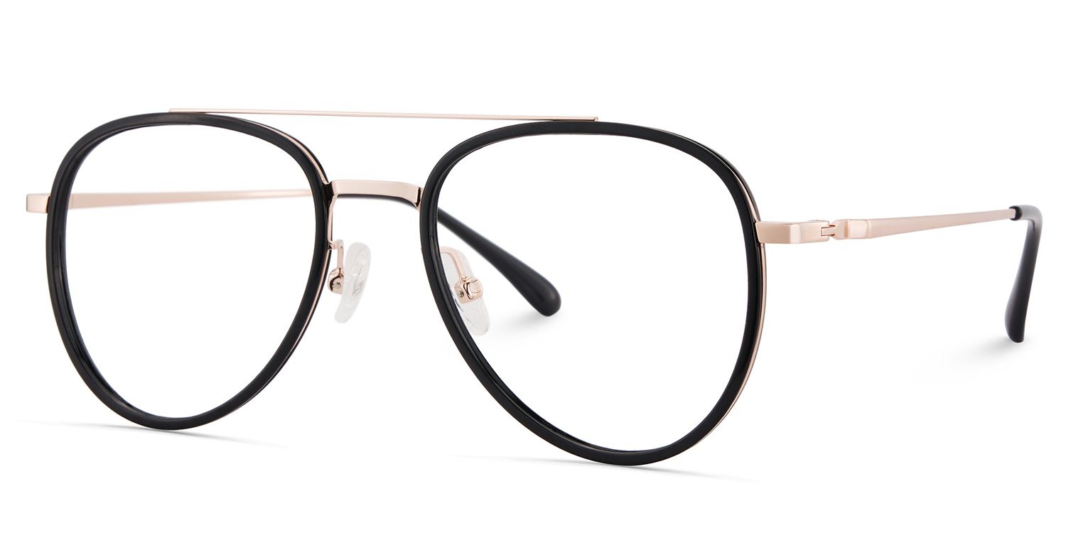 Serrano Avaitor Black Glasses | ZEELOOL Canada2