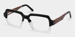 Jack Black-Clear Rectangle Glasses4