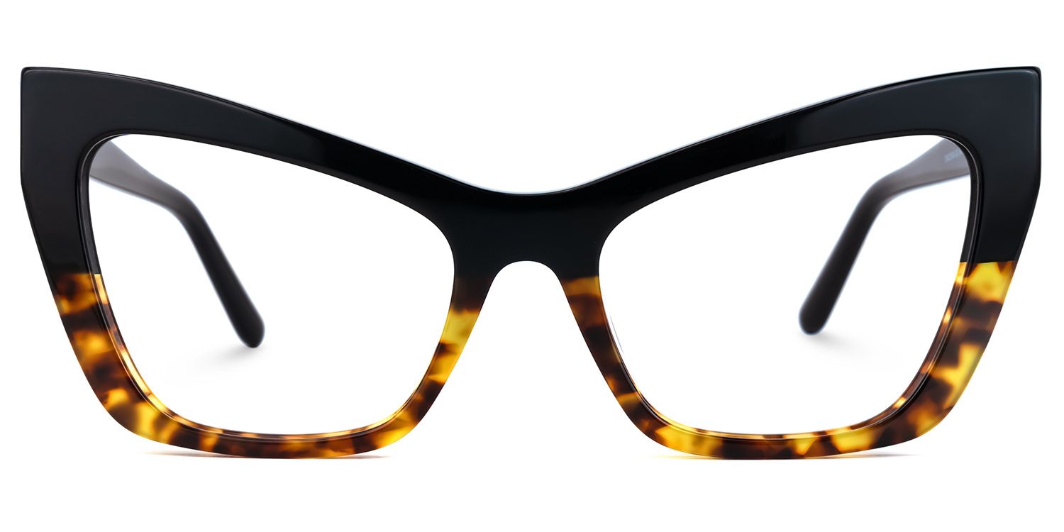 Driscoll Cateye Yellow-Tortoise Glasses | ZEELOOL Canada0