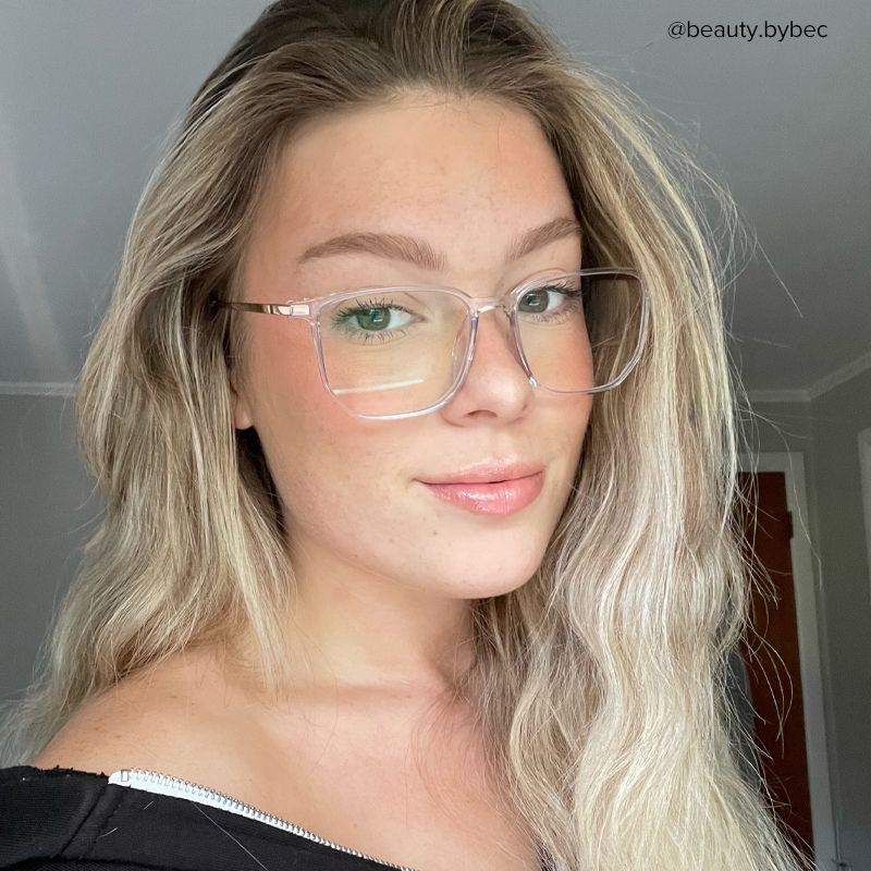 Fezell TR90 Square Clear Frame Glasses | Zeelool Optical7