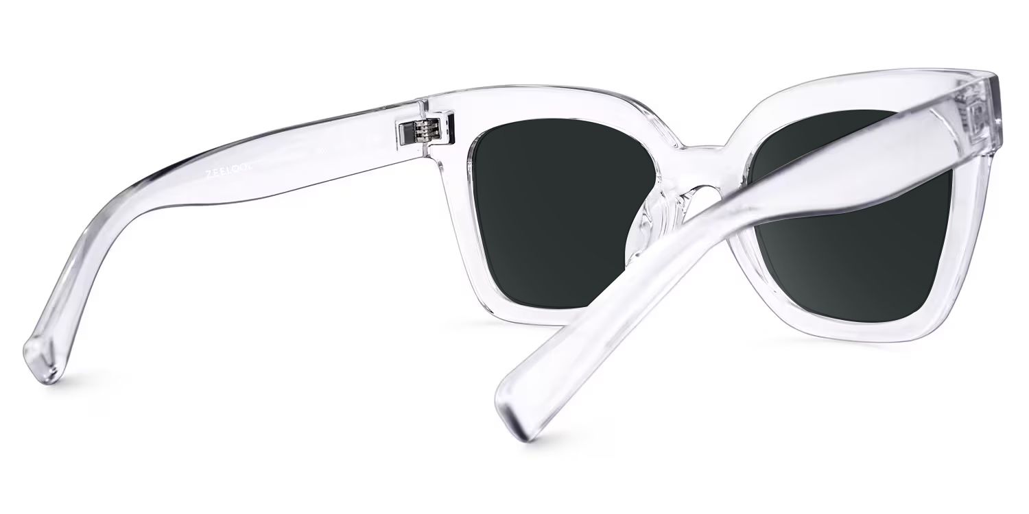 Malcolm Square Clear TR90 Frame Sunglasses | ZEELOOL Canada3
