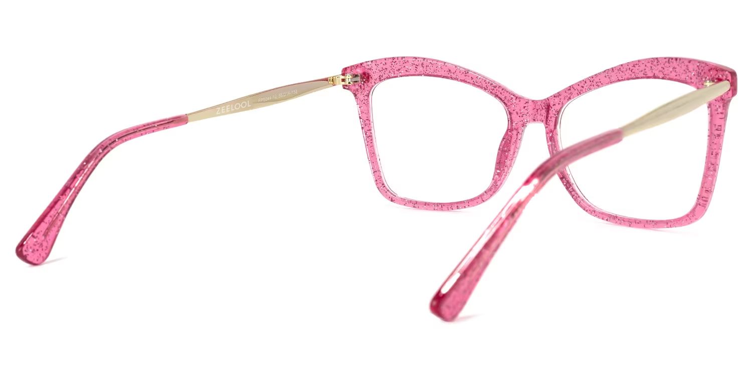 Isaebella Butterfly Bright-Pink Eyeglasses and Fantastic Frame4