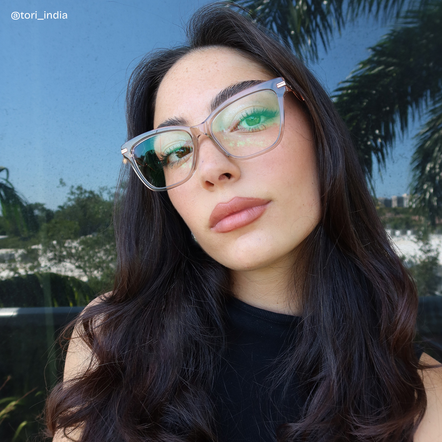 Mason Eyeglasses in Cat Eye Champagne Frame | ZEELOOL Canada10