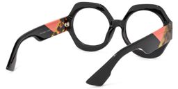 Geoffrey Geometric Black Glasses4