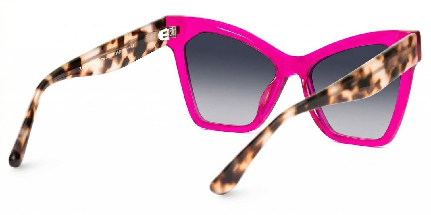 Senica Cateye Purple Glasses | Zeelool Glasses3