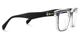 Keylin Rectangle Black Glasses4