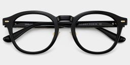 Frances Round Black Glasses2