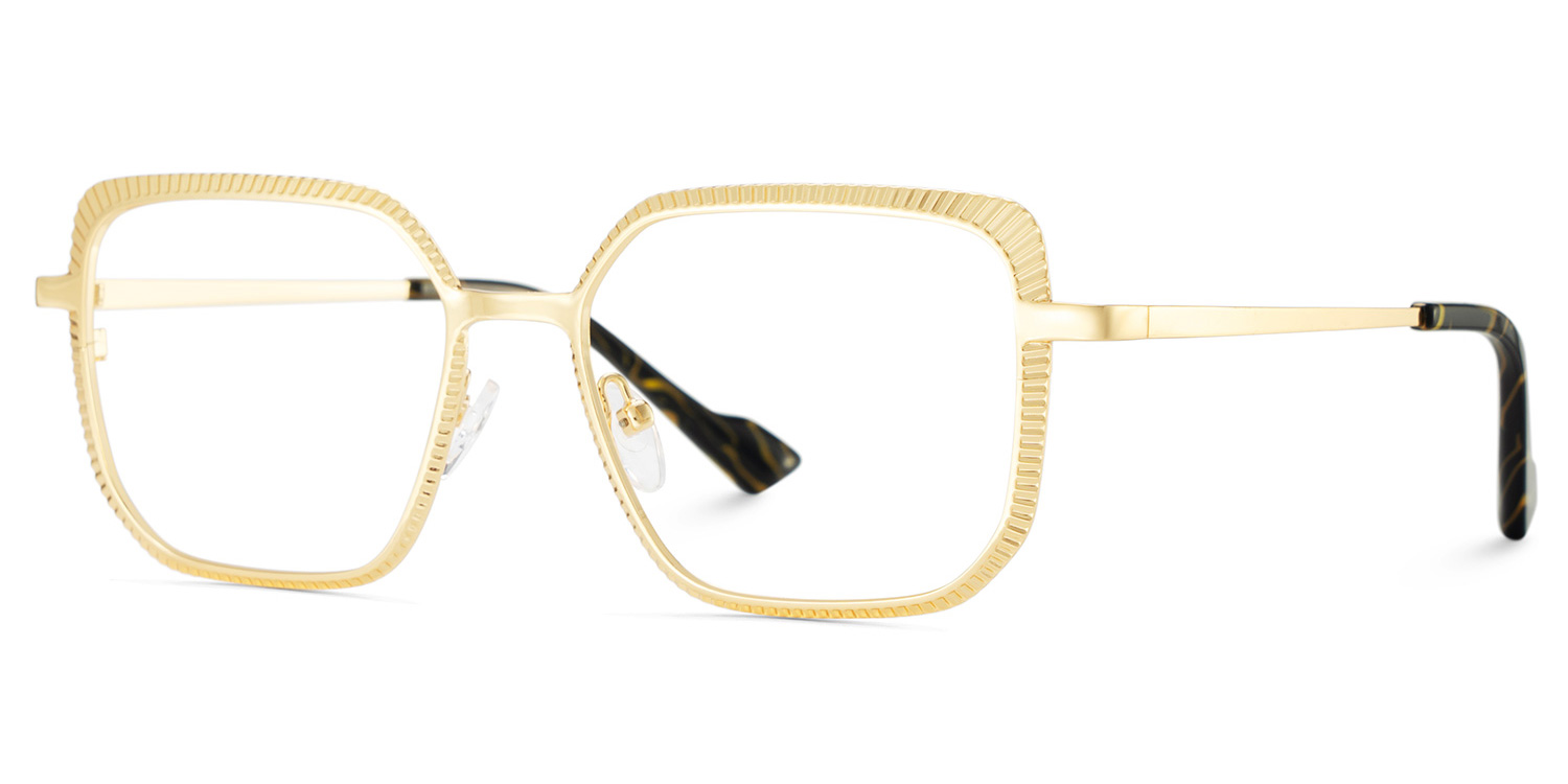 Vintage Metal Frame Glasses in Iridescent Color3