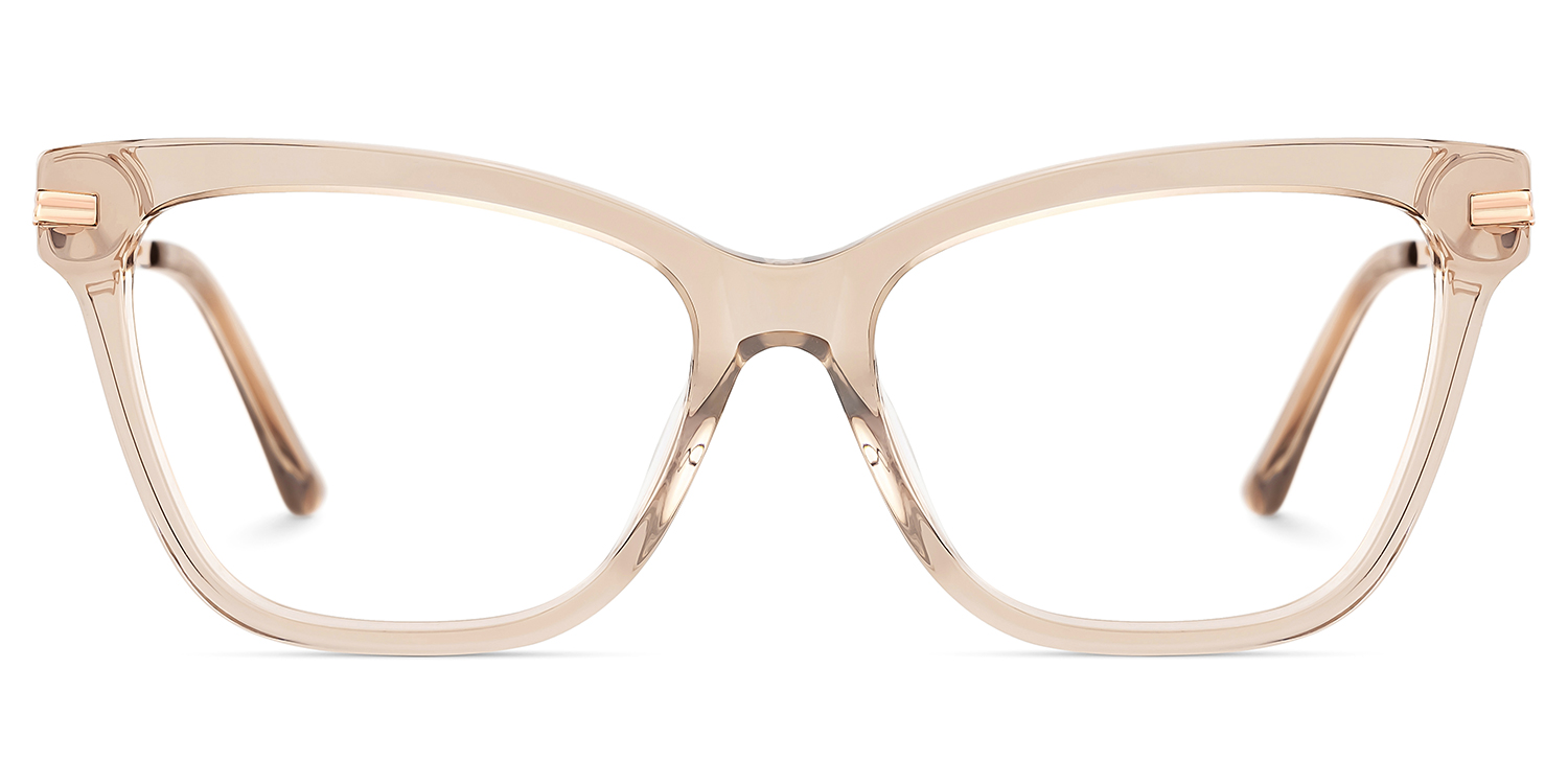 Mason Eyeglasses in Cat Eye Champagne Frame | ZEELOOL Canada2