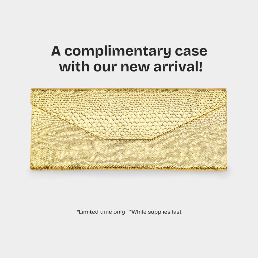 Selena Rectangle Clear Glasses