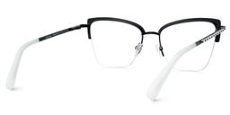 Caporella Cateye Black Glasses4